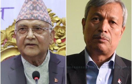 केपी ओली र भीम रावल